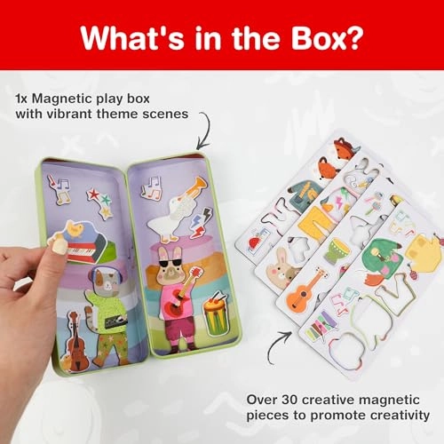 Magnetic Puzzle Box Artist - 3 years+ 30 pieces