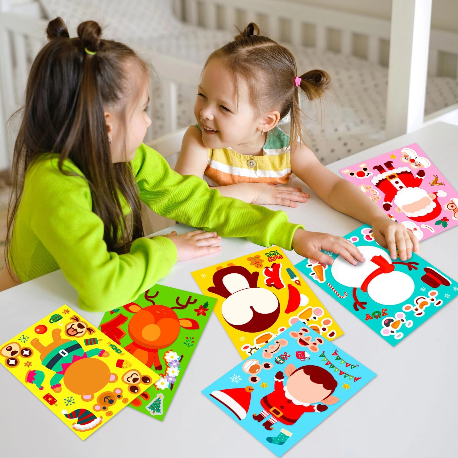 Robot Stickers - 18 Sheets