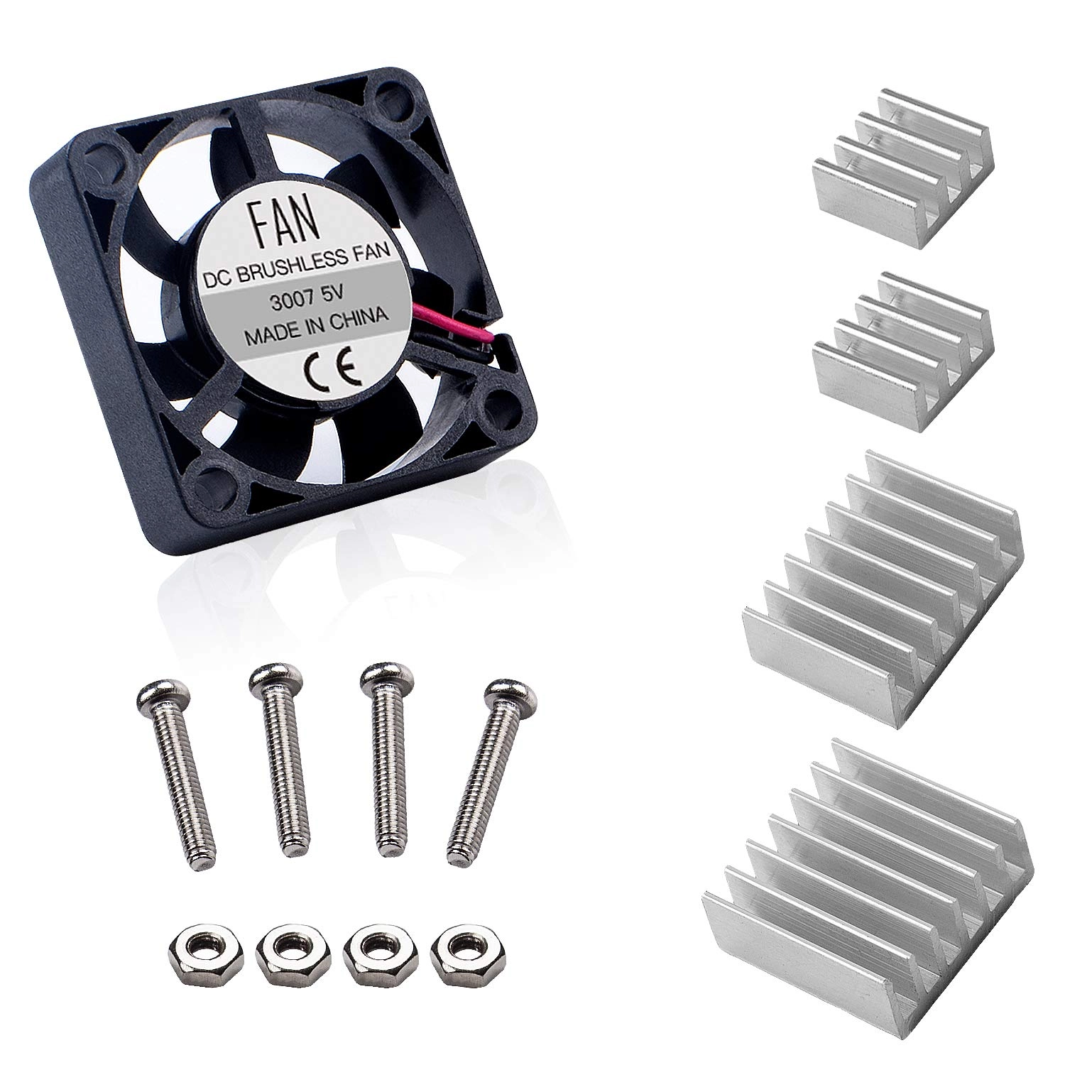 Smraza Raspberry Pi 3 B+ Cooling Fan - 1 fan 30mm