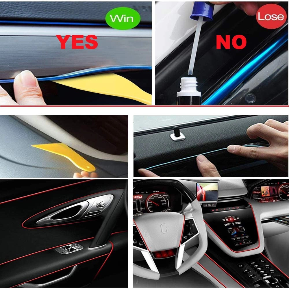 EL Wire Car Interior LED Kit - 5-meter