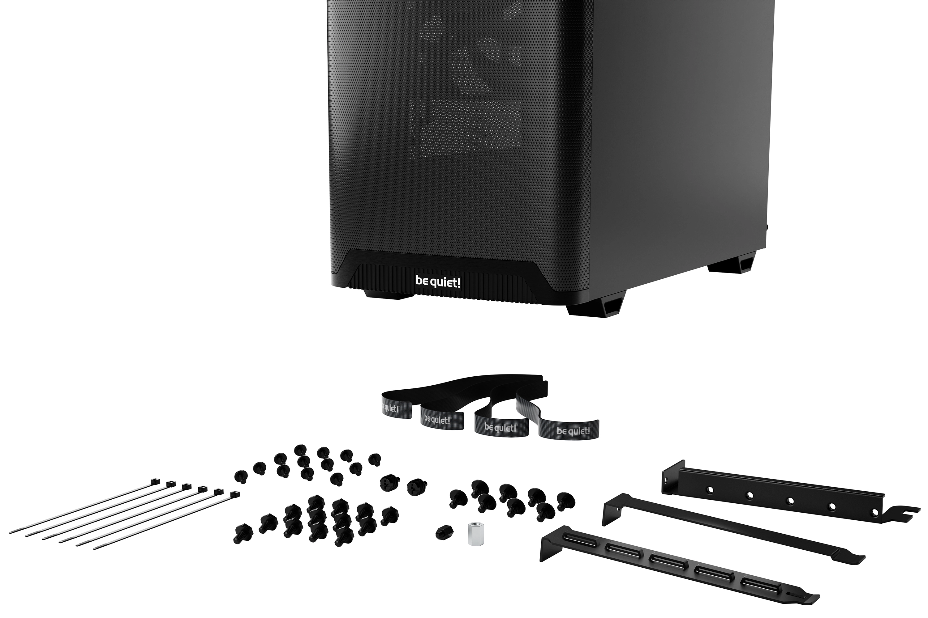 Pure Base 501 - Black 2 Preinstalled Quiet Fans
