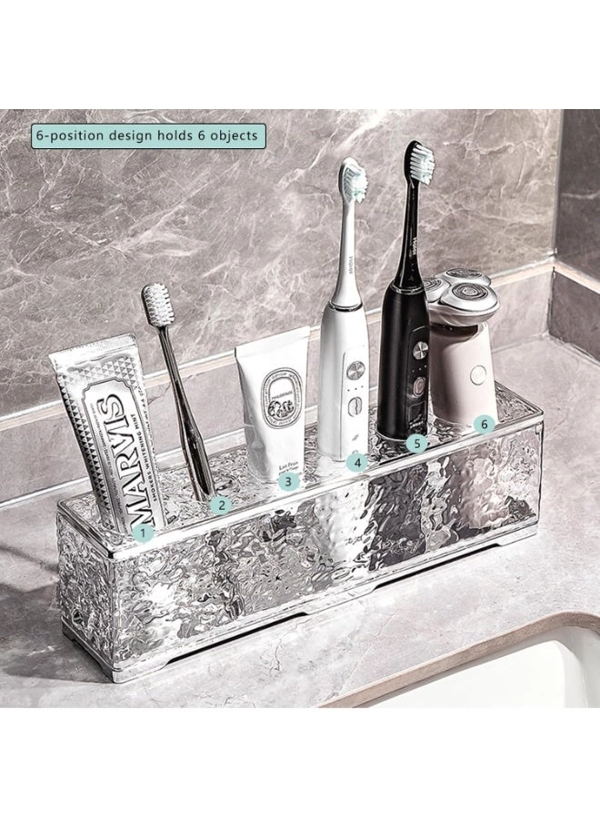 Toothbrush Holder - Countertop 6-Compartment