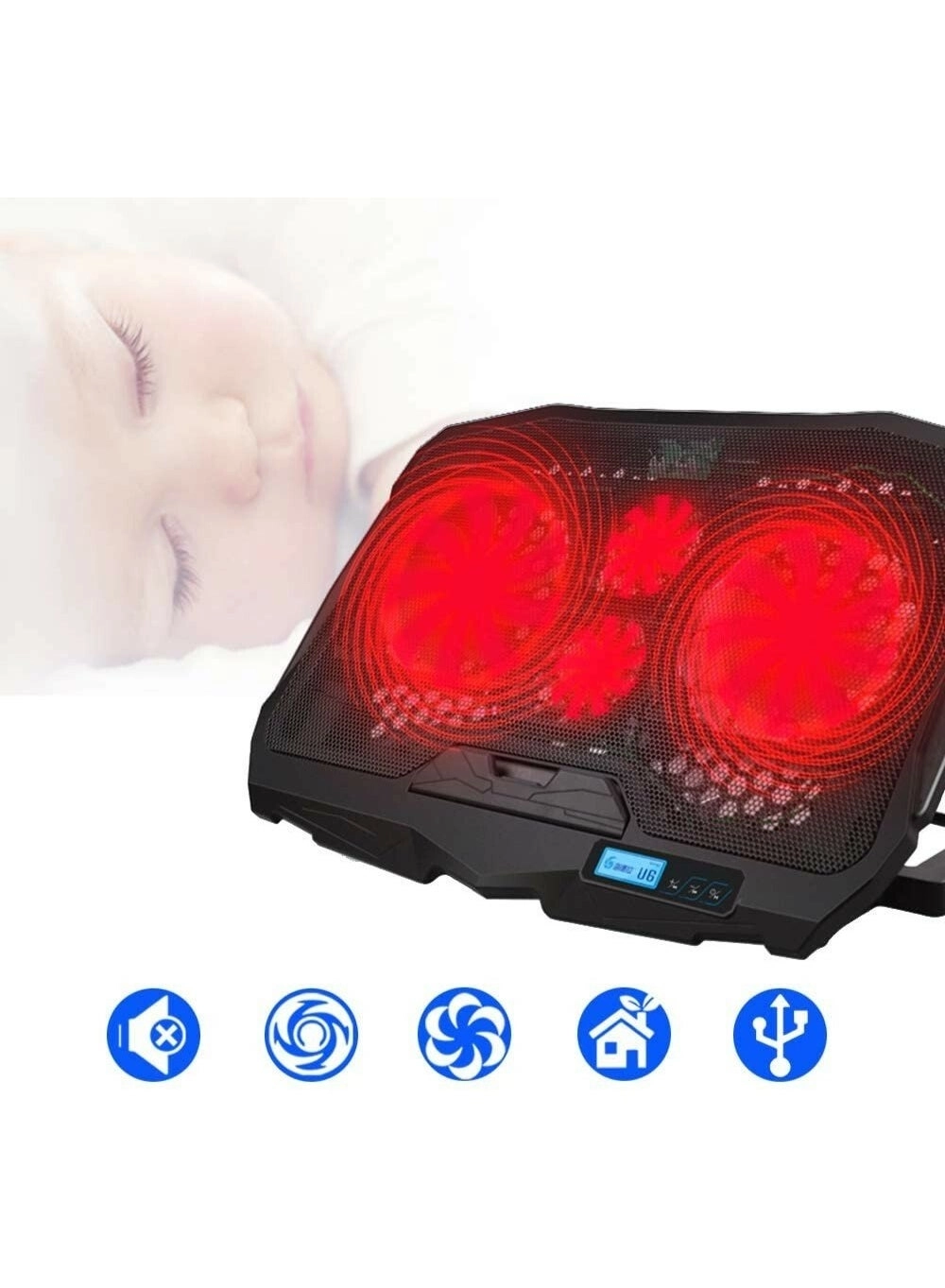 Laptop cooling pad - 4 15.6"