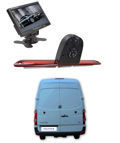 Dual Rear View Parking Reversing Brake Light Camera - Wired