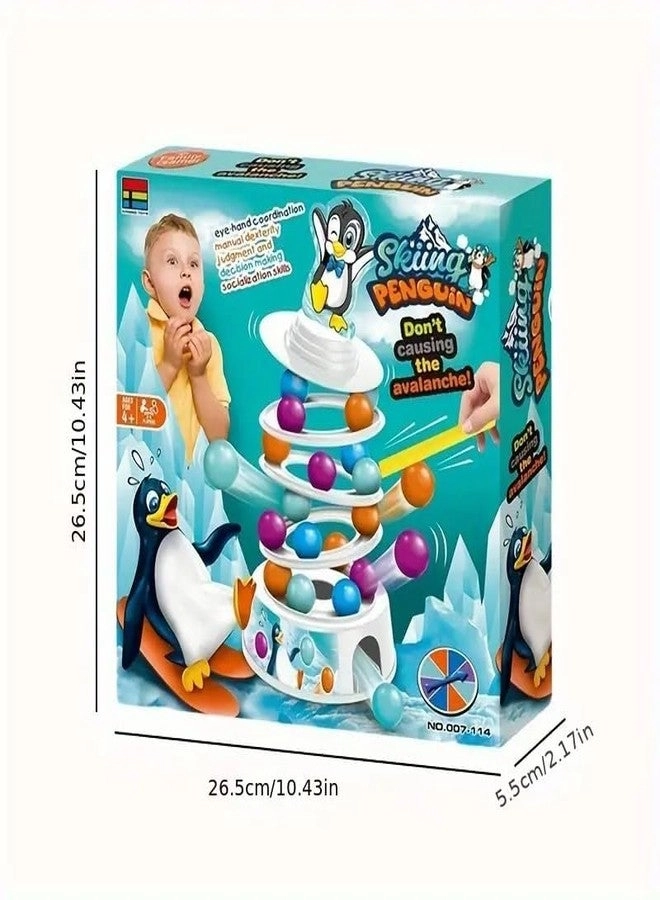 Penguin Ski Balance Tower - more than 3 years 36 pieces