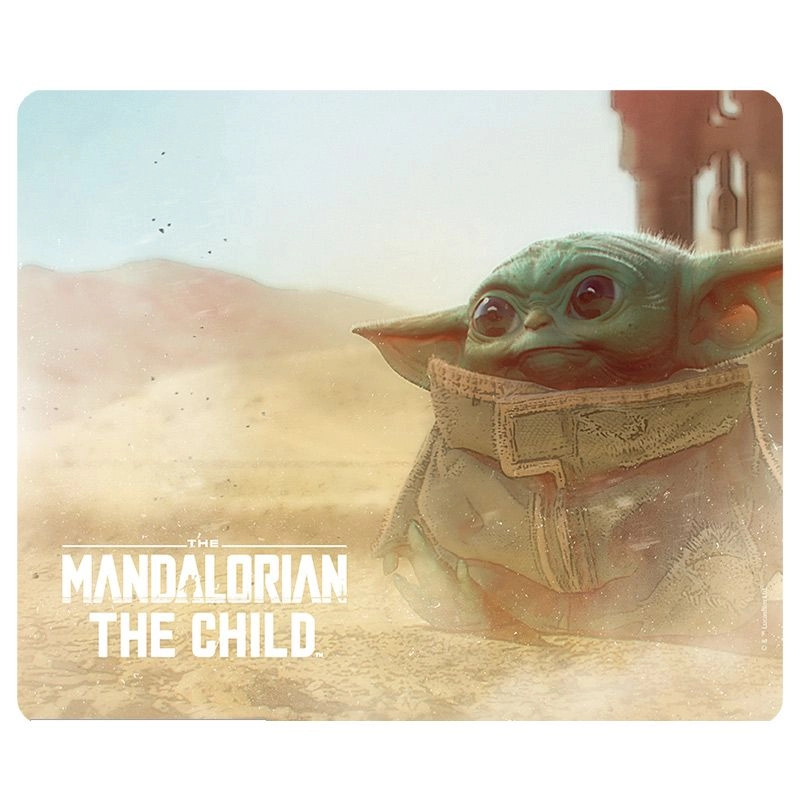 ABYstyle THE MANDALORIAN Flexible Woven Fabric Gaming Mouse Pad - 23.5x19.5 cm