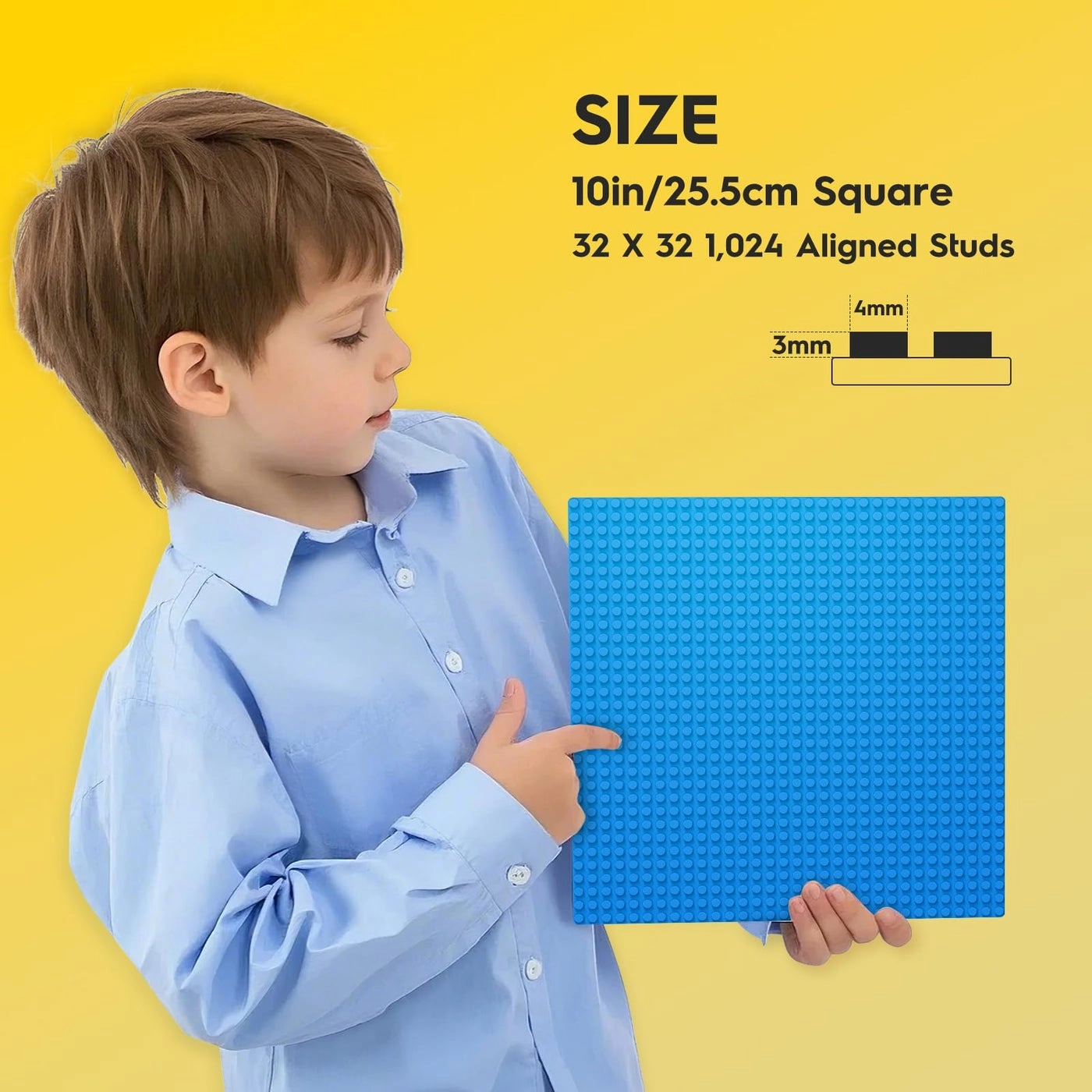 Square Base Plates - 32X32 2pcs