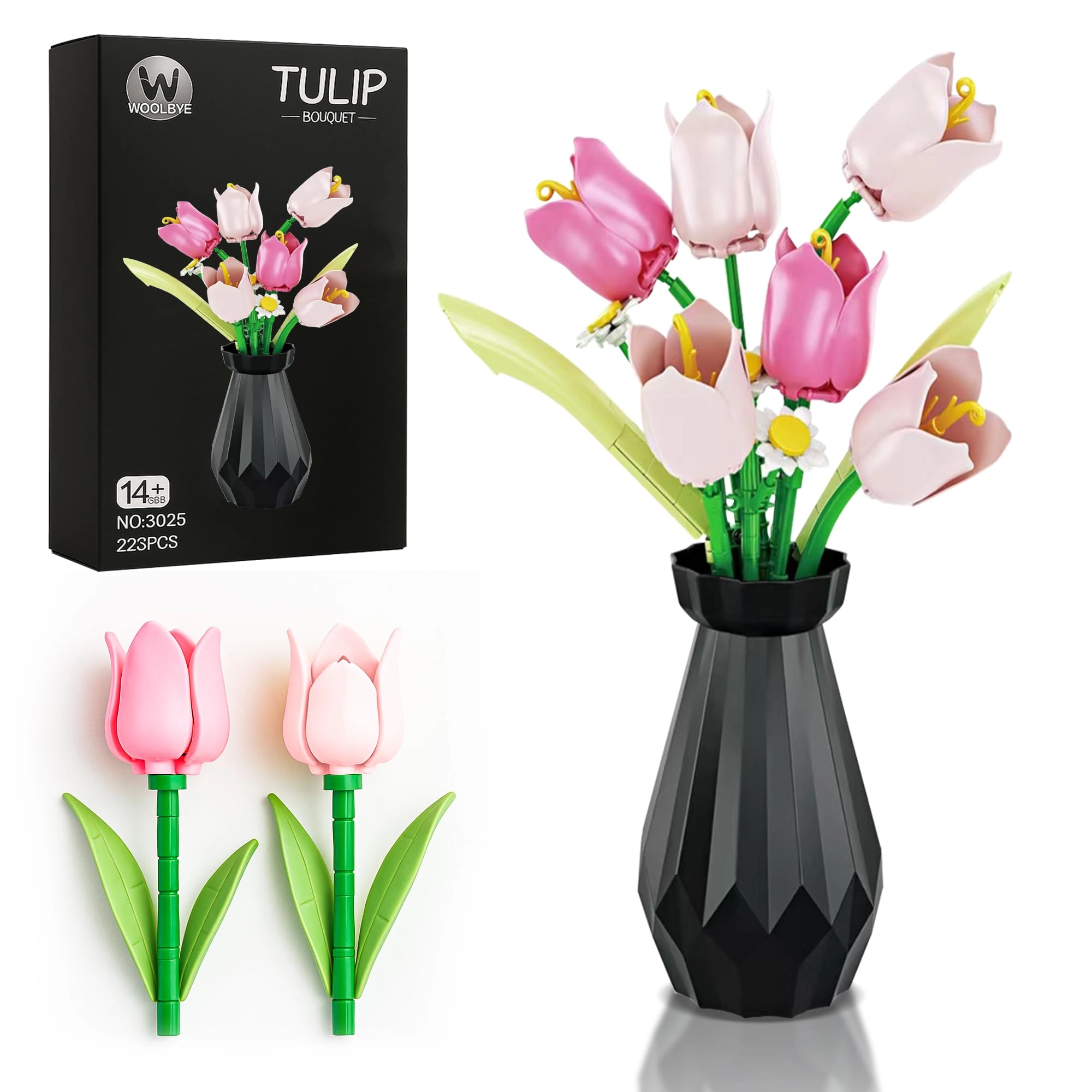 Flowers Building Set - Tulip 1 pcs