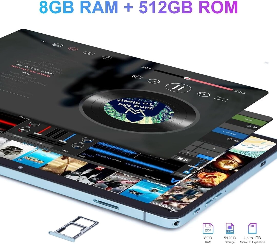CM8500 Plus - 8 GB 10 in 512 GB