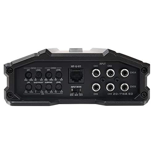 ZD-1750.5D + RWK21 + RTR172 - Class D 5 Channels 1750W