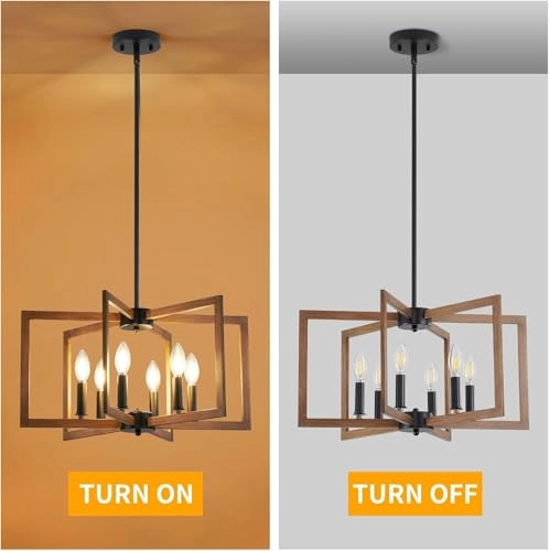 Industrial Lantern Chandeliers - Dimmable