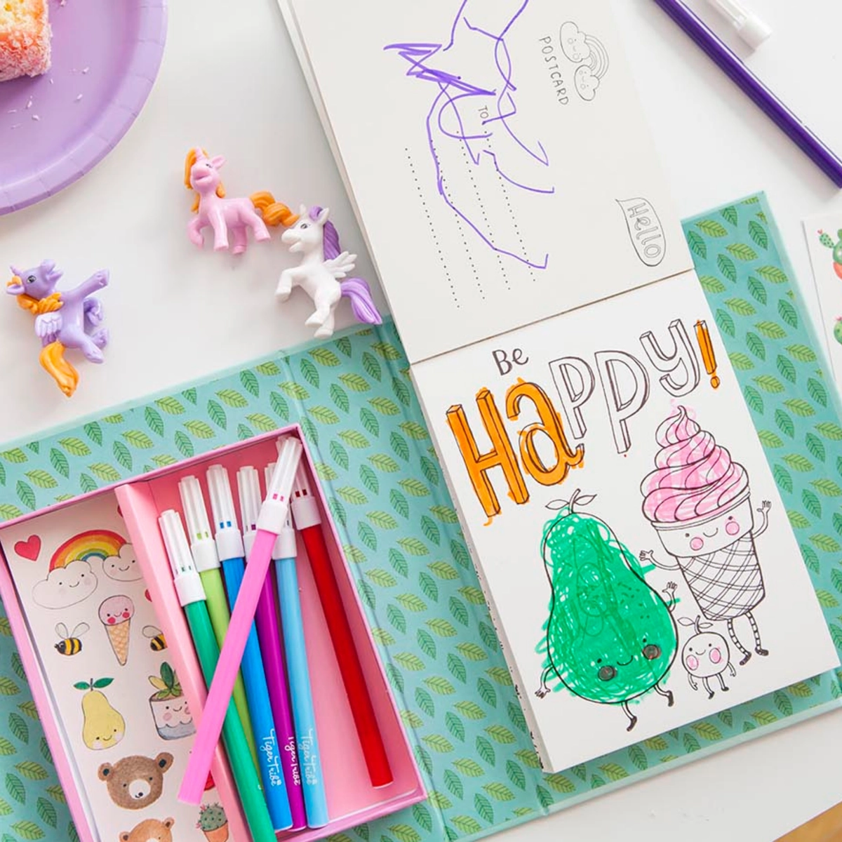 Postcard Kit Hello - 5+ years 30 pcs