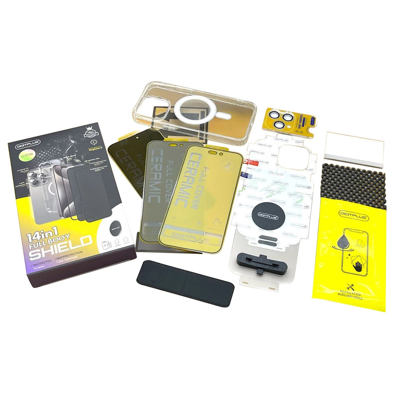 Case with Screen Protector for iPhone 15 Pro Max
