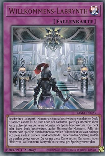 (Near Mint) Yugioh Welcome Labrynth TAMA-DE023 - German 1st Edition Set