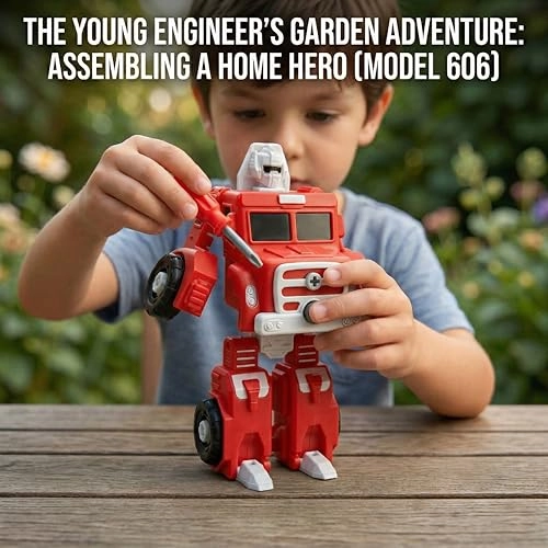 606 Diy Disassembly Robot Hero - 2-in-1 Teal