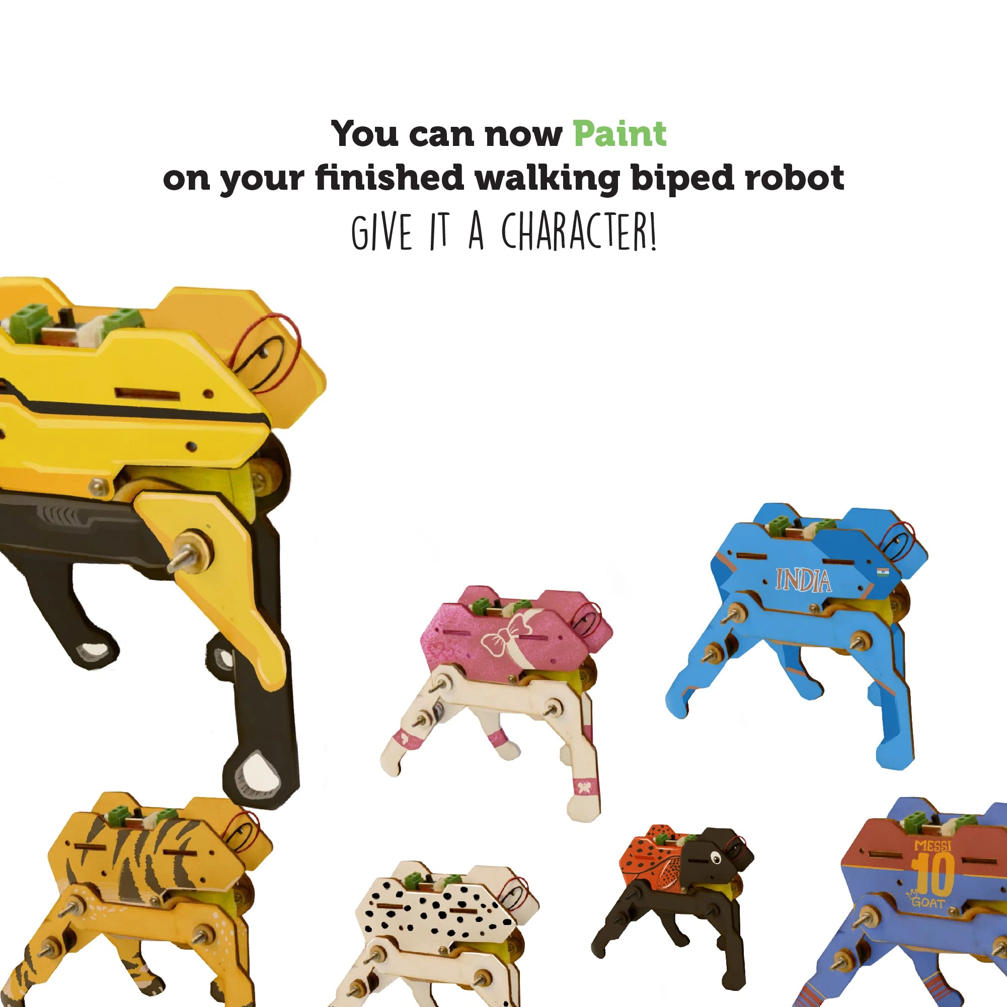 Quadped - 4 Legged + Frog bot + Crawlers