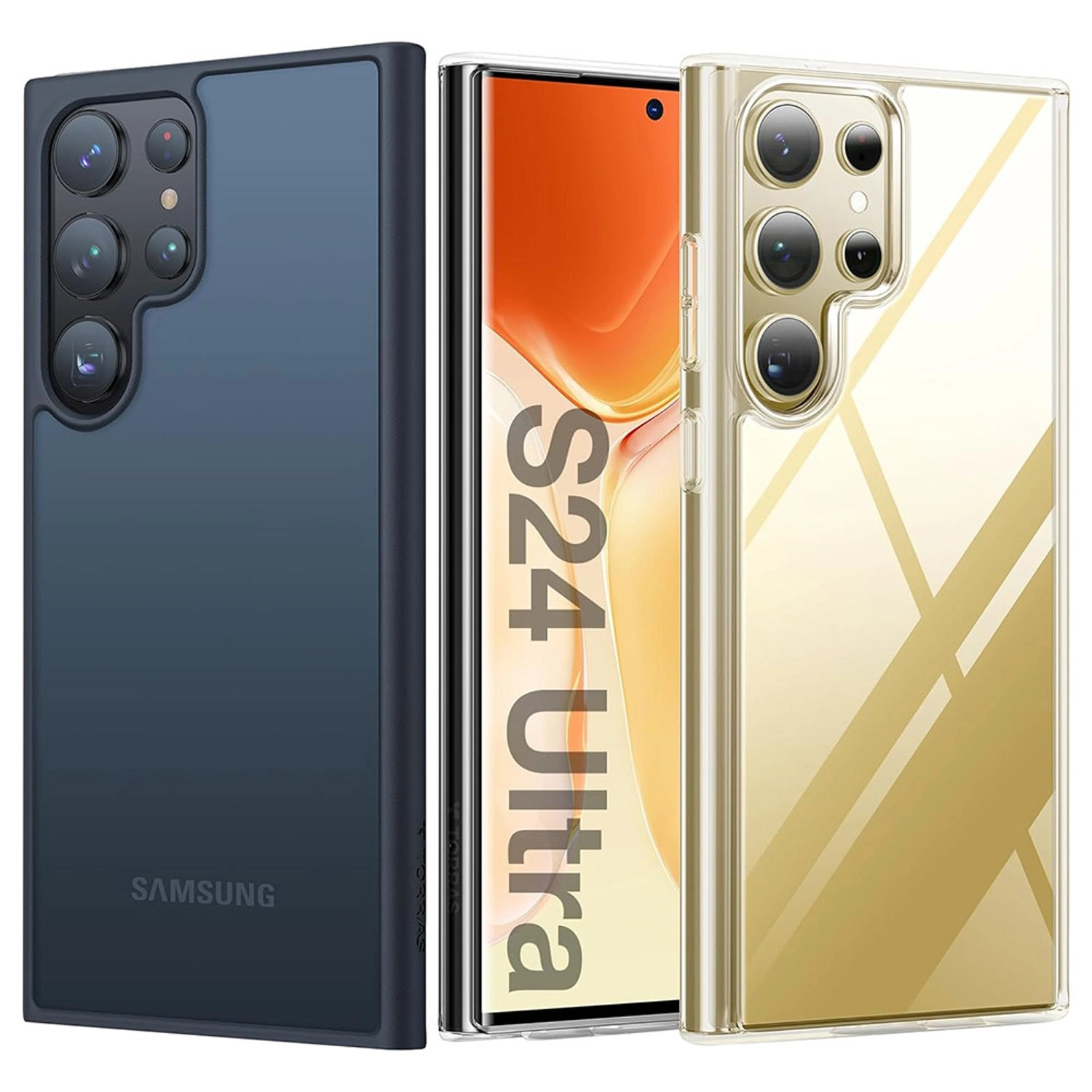 Torras Diamond Clear Case for Samsung Galaxy S24 Ultra