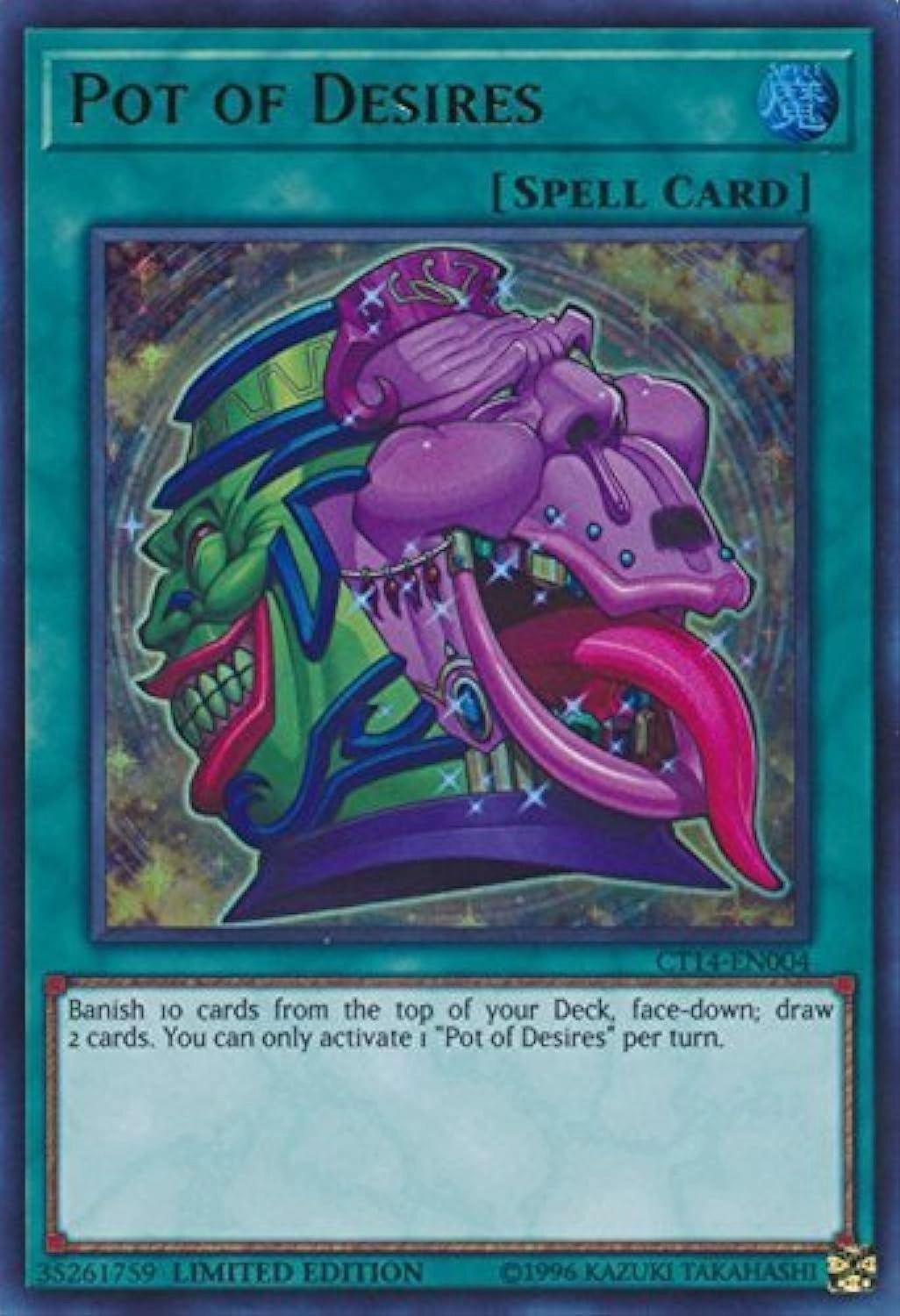 Yu-Gi-Oh! Anime Pot of Desires CT14-EN004