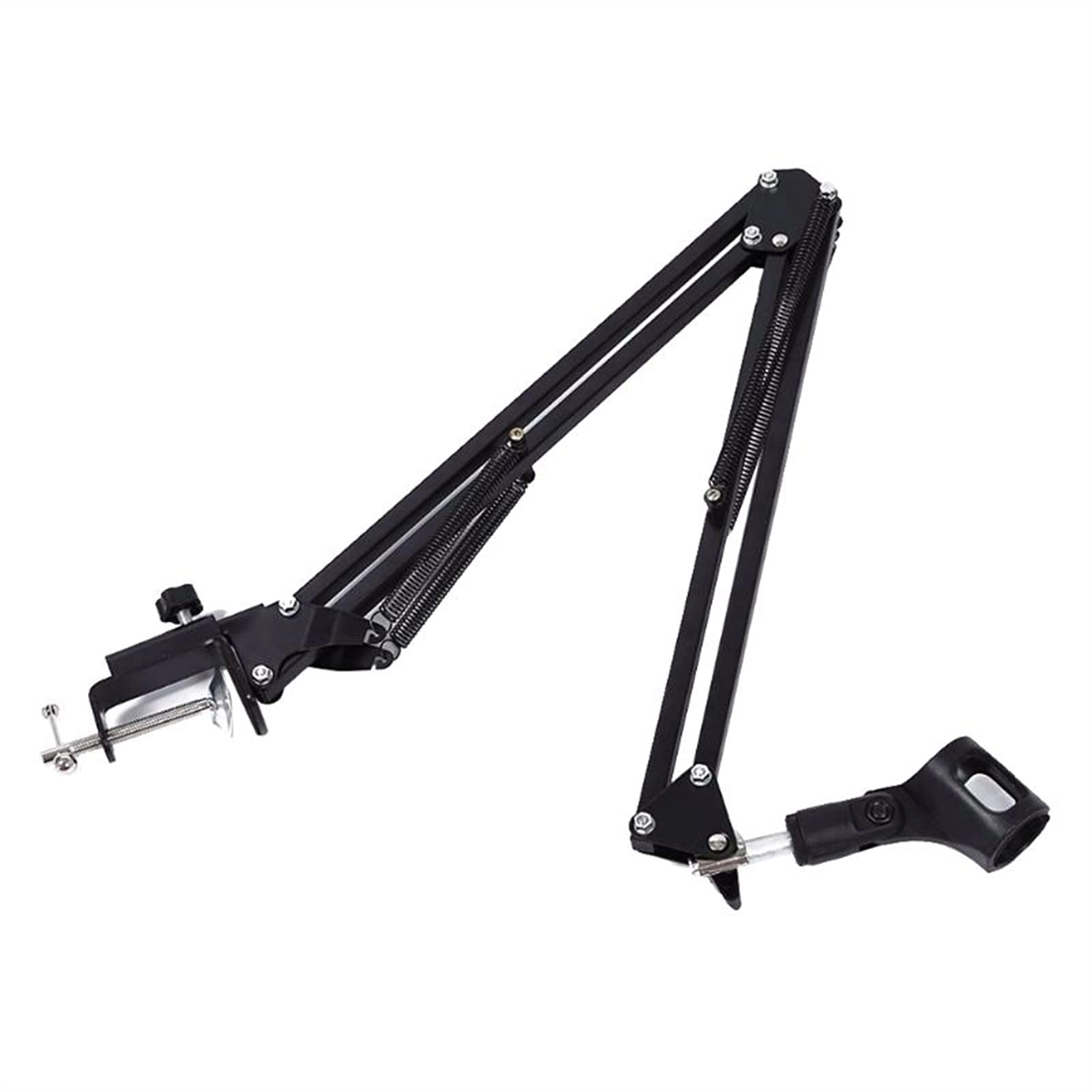 Mic Stand - Extendable Scissor Arm Table Mounting Clamp