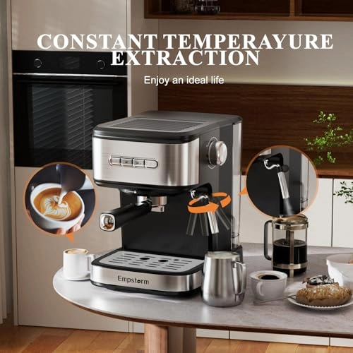 Espresso Machine - 20 Bar Milk Frother Steam Wand