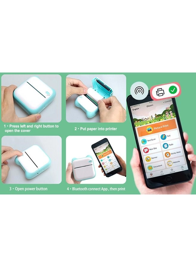 Mini Photo Printer - 1000mAh Thermal