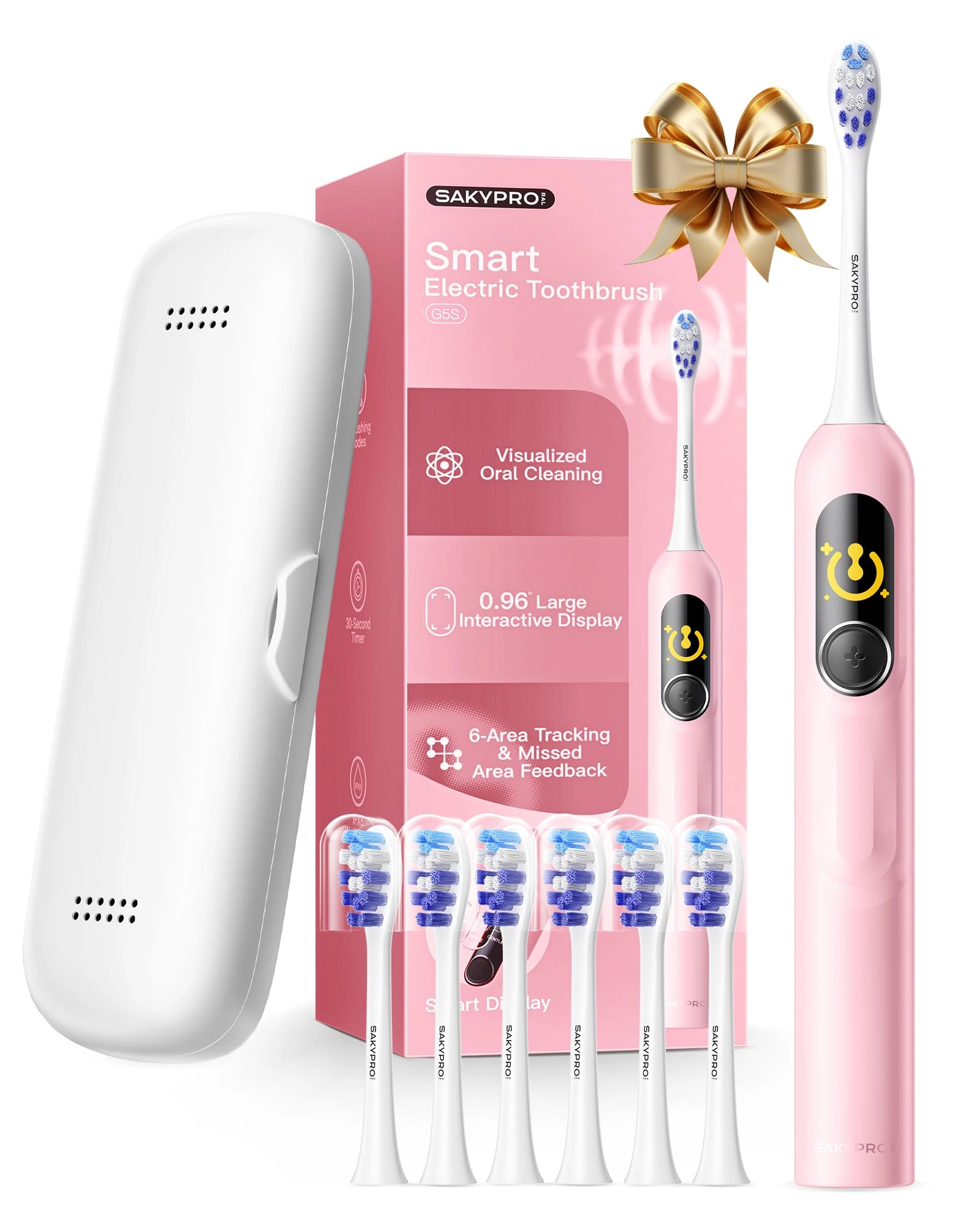 G5S - AI Smart Display 150-Day Battery 6 Brush Heads