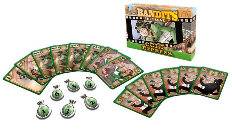 Colt Express: Happy 10th Birthday Expansion + Colt Express: Bandit Mini Expansions - Doc Django + Bottle Opener