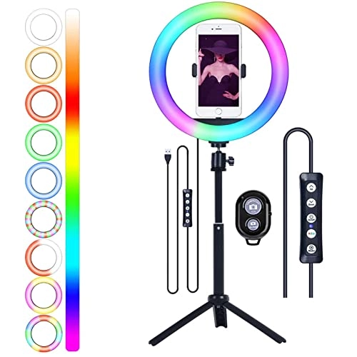 RGB Color Soft Ring Light - 26CM