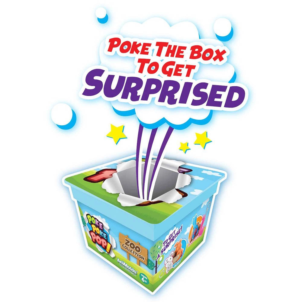 Poke Poke Box Zoo Collection - Suitable for 2 years and above