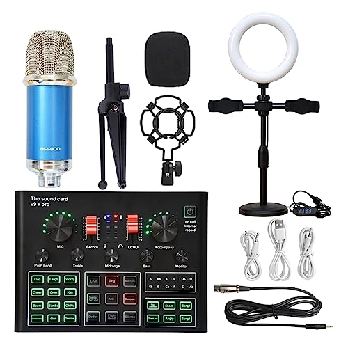 WXH1000 + BM900 + V8XPRO Wireless+USB Microphone Kit
