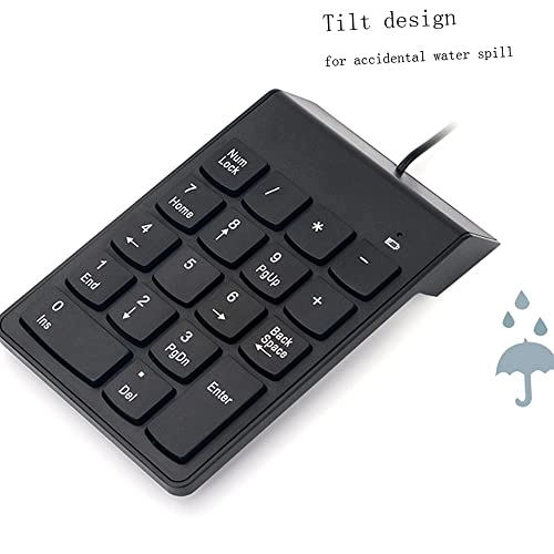 Wired Numeric Keypad - 18-key USB Portable