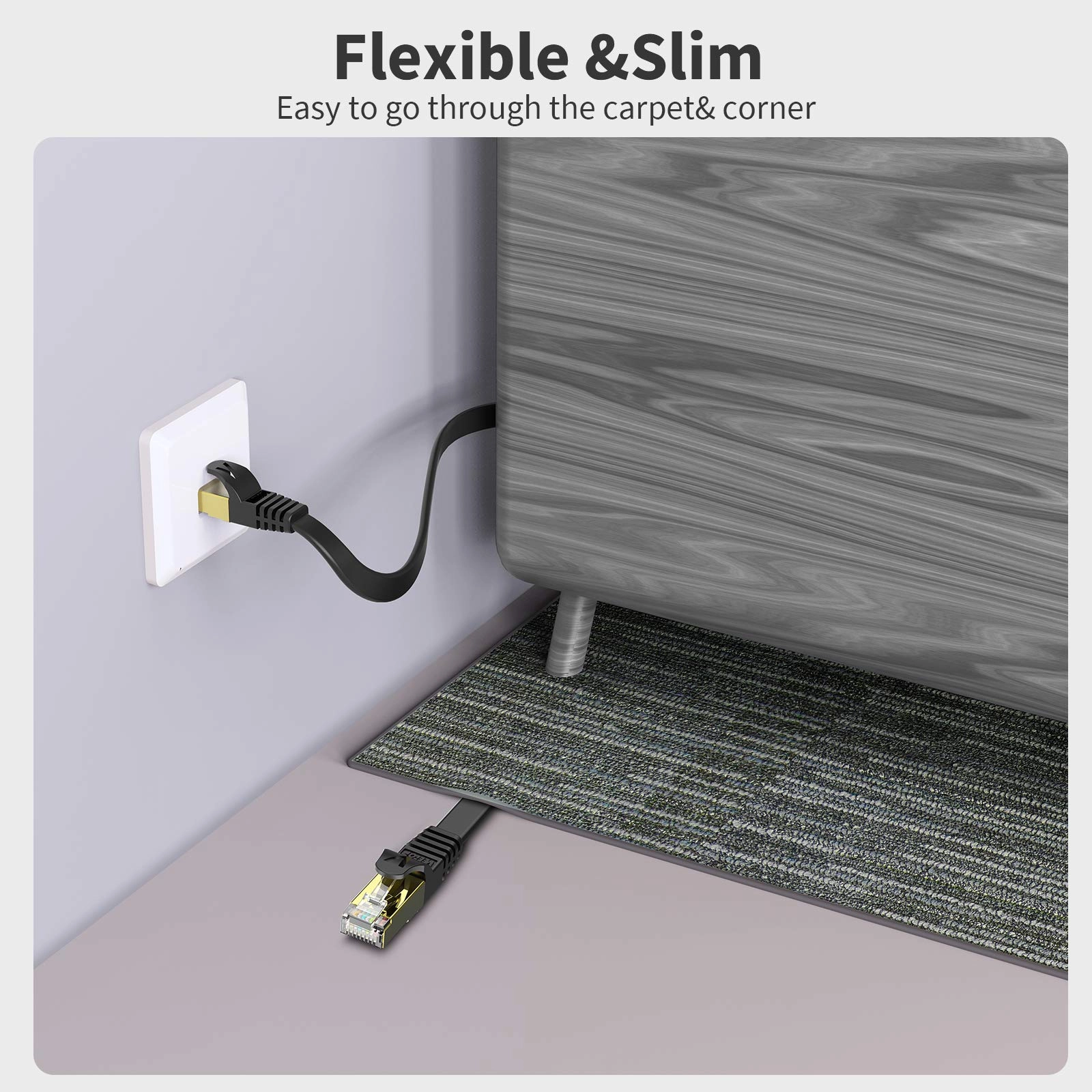 Cat7 Ethernet Cable - 50m/164ft