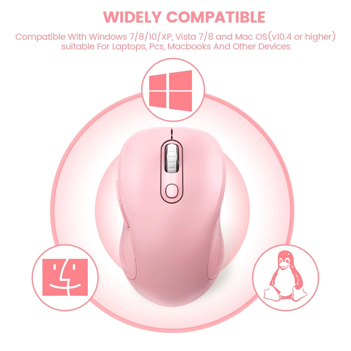 Ergonomic Computer Mouse - Wireless