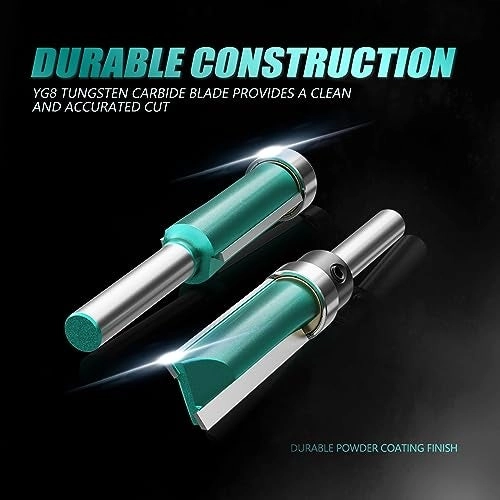 Router Bits - 8PCS + Impact Magnetic Bits + Bearings + Wrenches