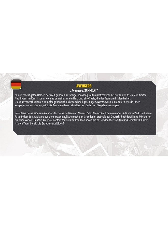 Marvel: Crisis Protocol - Avengers Affiliation Pack