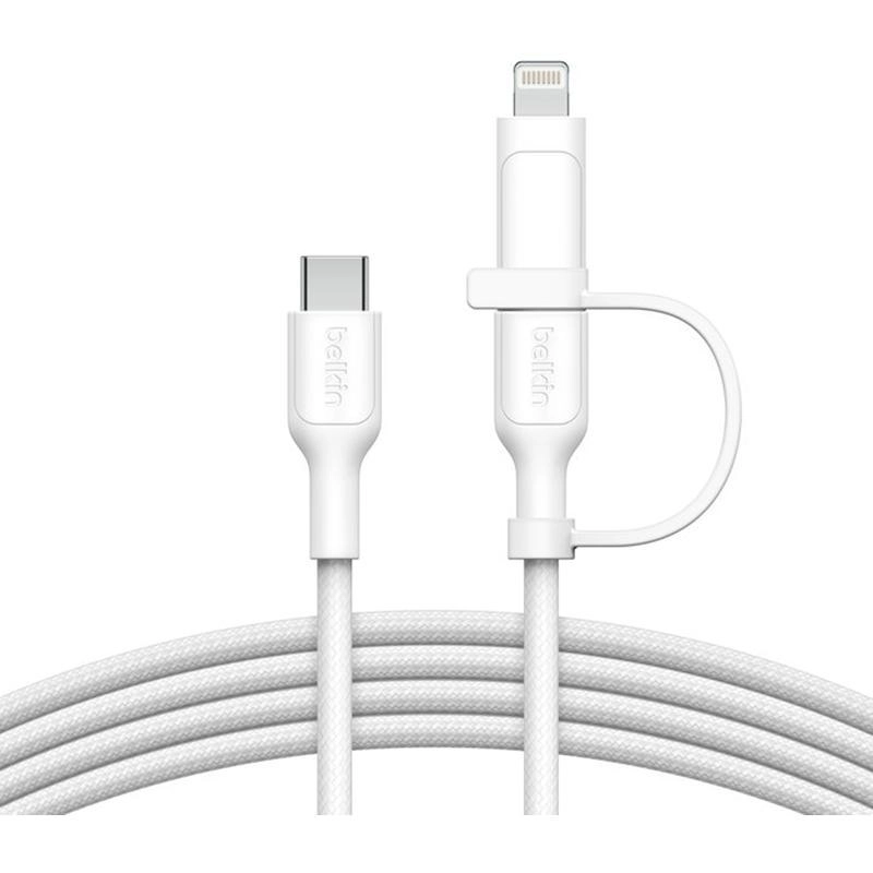 BoostCharge 2-in-1 Cable USB-C to USB-C/Lightning 1.5m