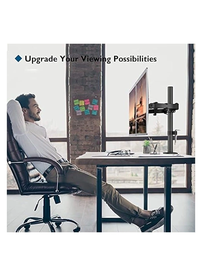 Dual LCD Monitor Desk Mount Stand - 2 27in
