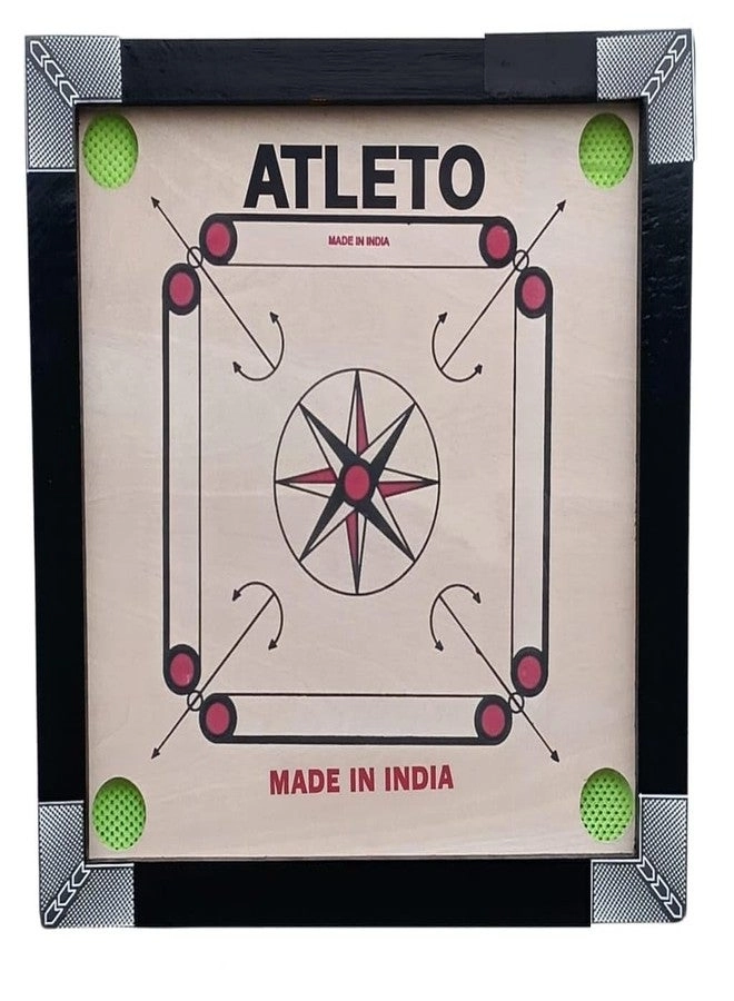 Carrom Board - Premium Matte Finish Striker Coins Powder