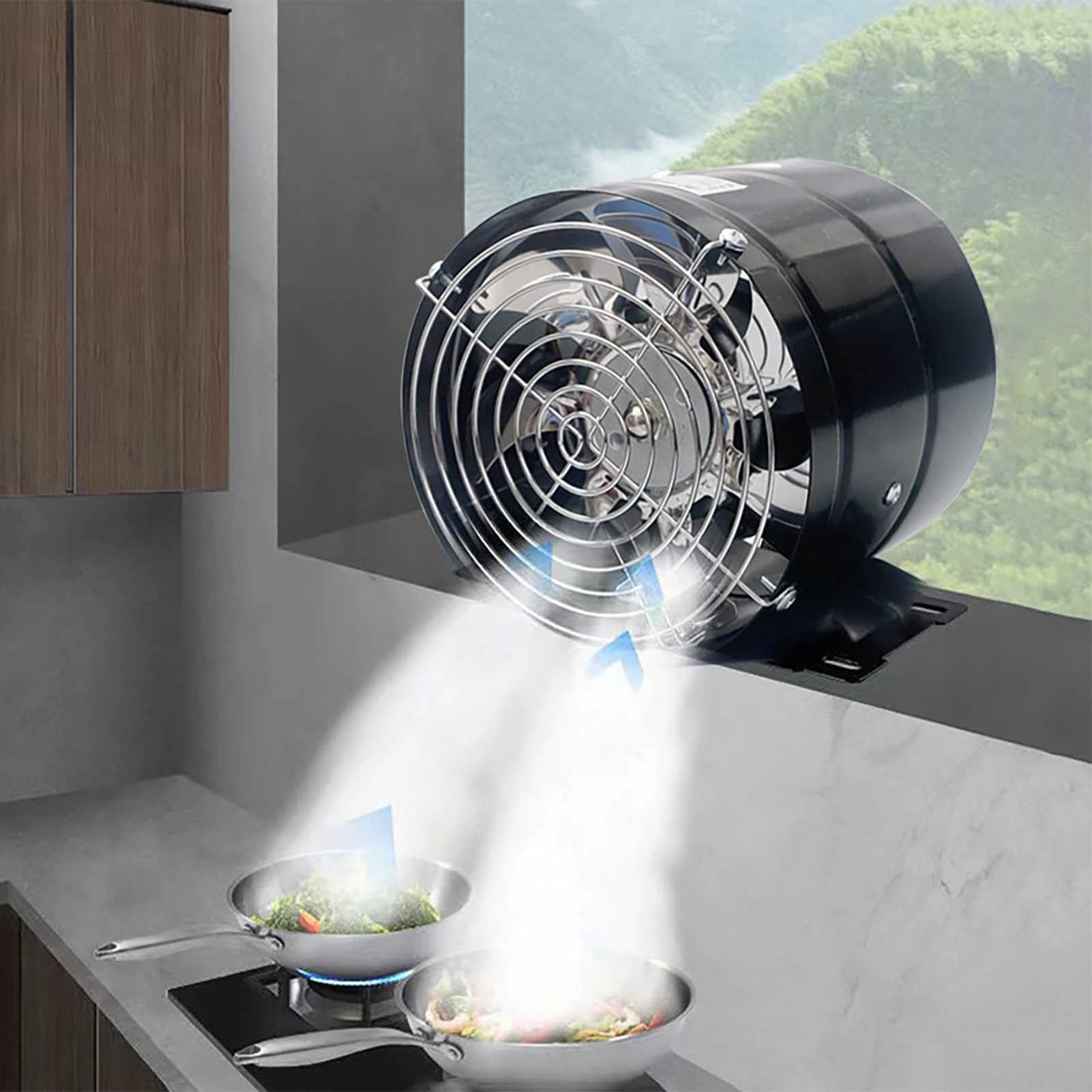 KJHYYPP Desk Range Hood - 150~160mm