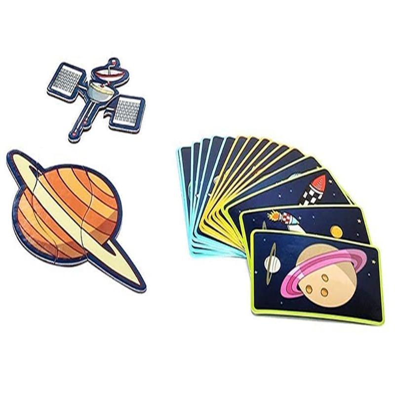 Magnetic Puzzle Book Space - 3-6 54 pieces