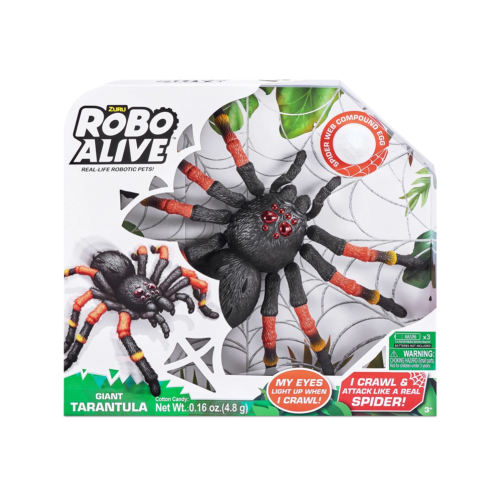 Robo Alive Giant Tarantula - 15.6 inches Smart Movement Technology