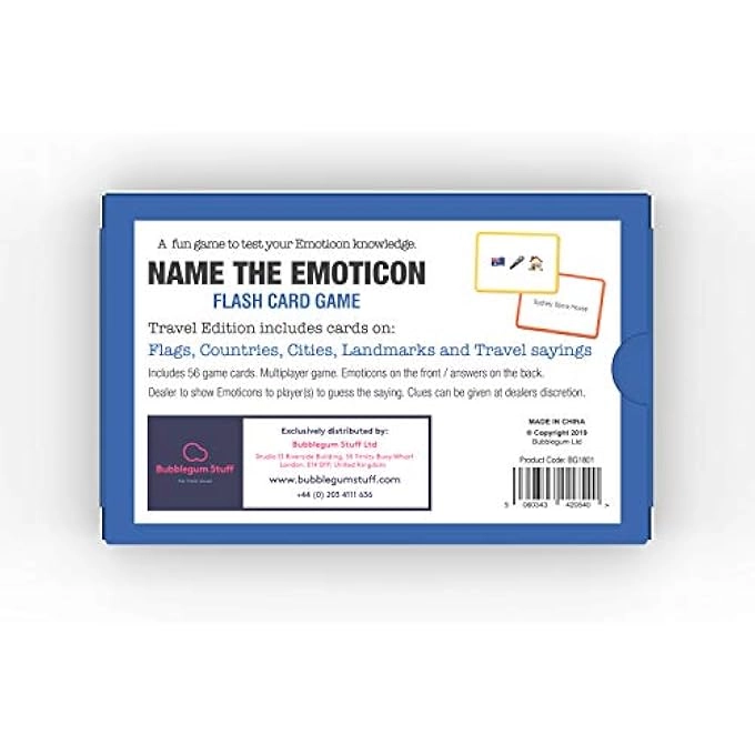 BUBBLEGUM STUFF NAME THE EMOJI - TRAVEL EDITION