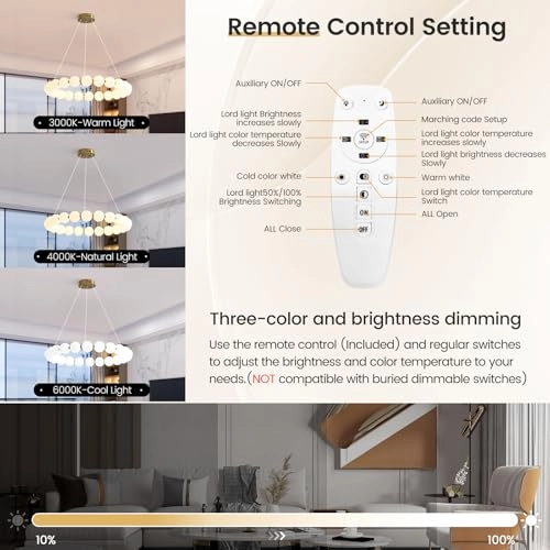 18808GD-30W - 3000K-6000K Dimmable