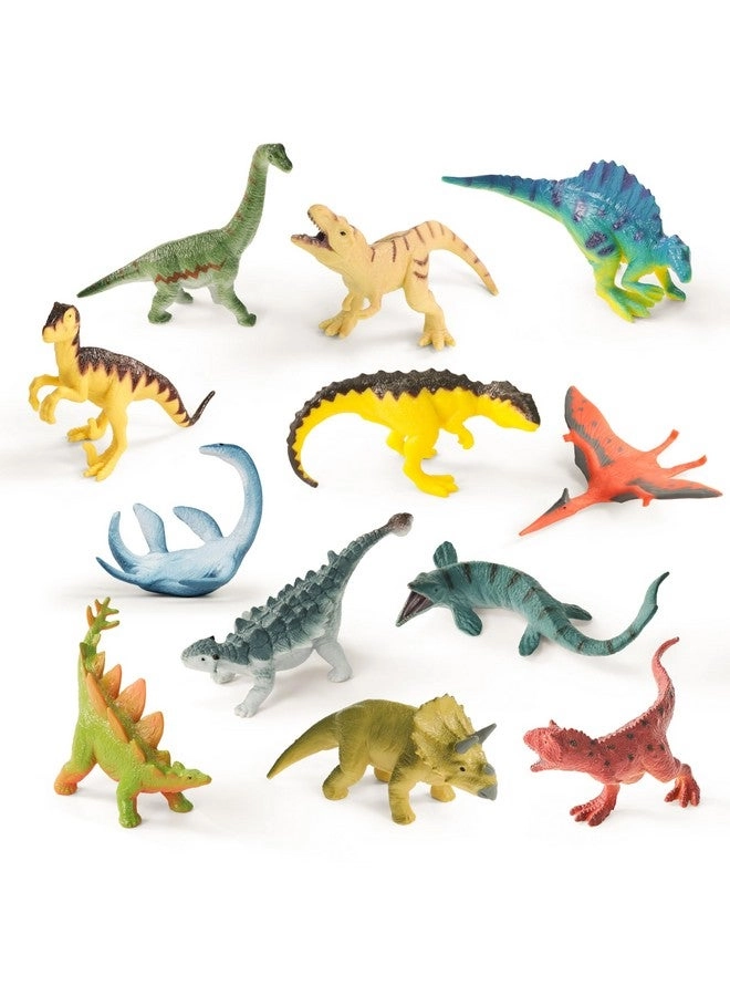 RECUR Jurrassic Dinosaurs - Dinosaur Figure 12 pcs