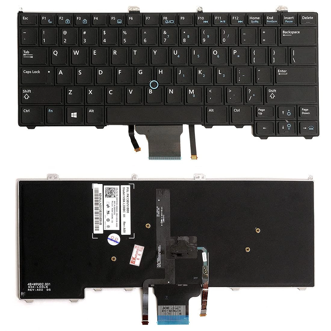 HEHXIALIO latitude 12 7000 - US Version Backlit Keyboard