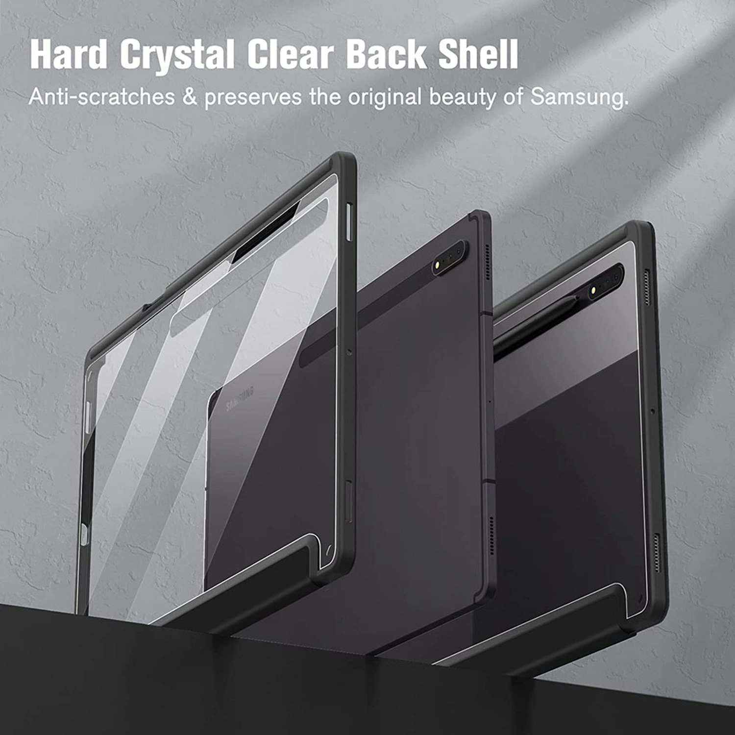 Magnetic Case with Screen Protector for Samsung Galaxy Tab S8 Ultra 14.6-inch