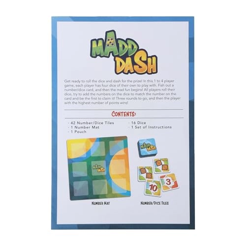 Madd Dash - 7 Years & Above Board Game Standard Edition