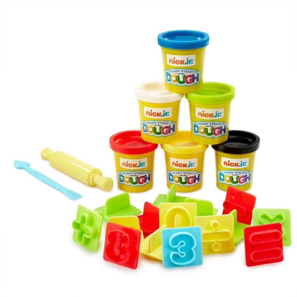 Colorful Play Dough Alphabet-themed Fun Set - Suitable for 3 Years & Above.