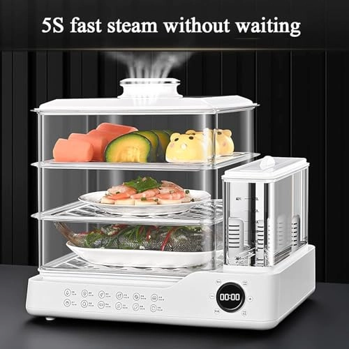 360° Steam Cycle Electric Food Steamer - 26L