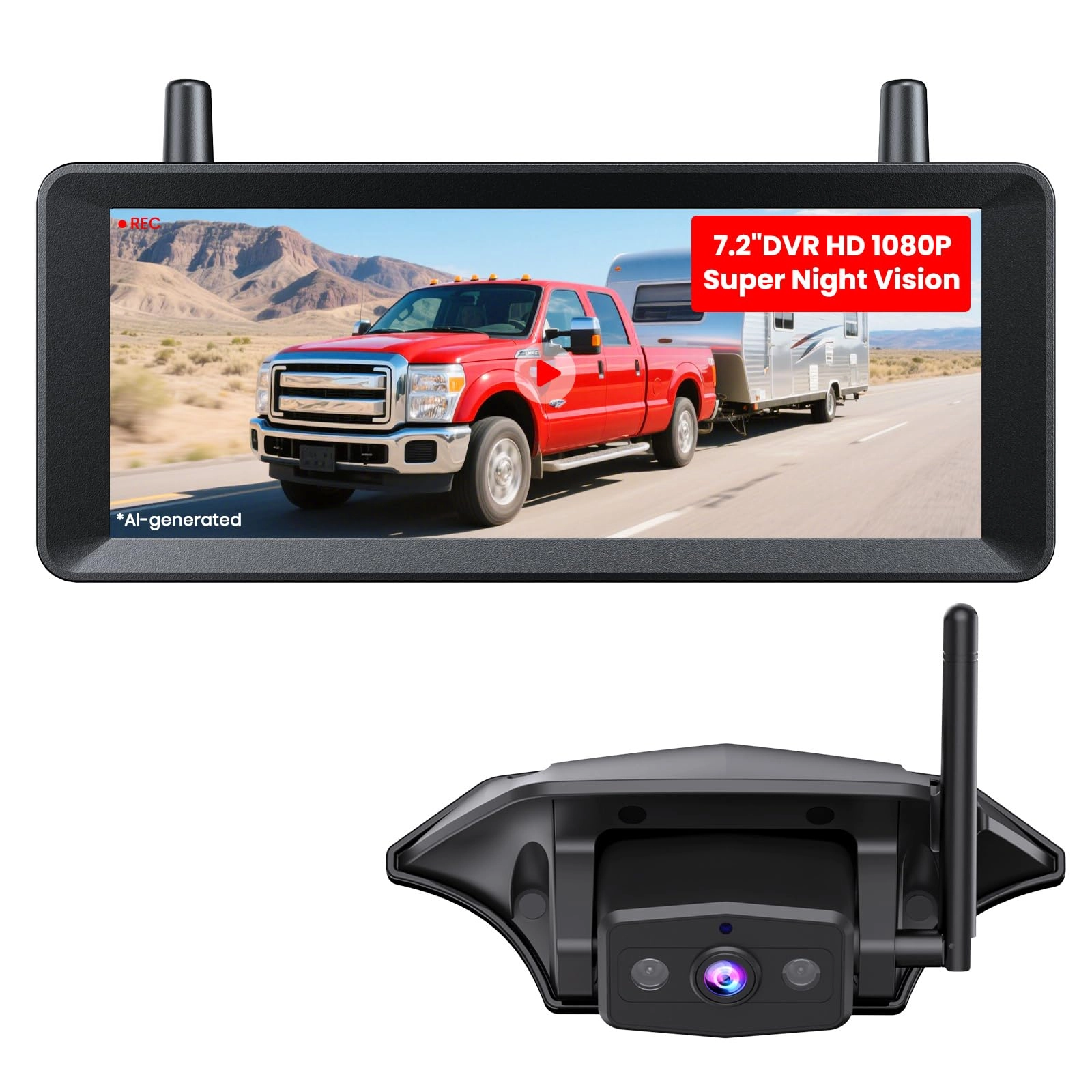 Autovox Solar3A Plus - Night vision Wireless 1080P